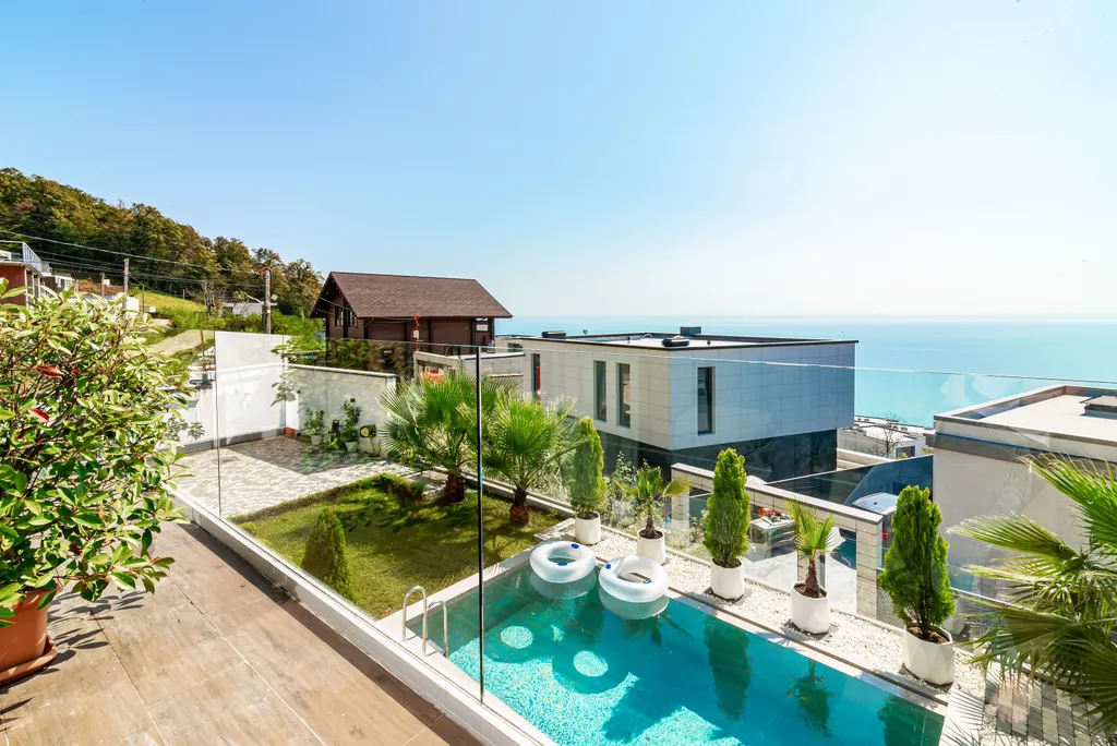 Вилла Cтар с бассейном, сауной и панорамой моря