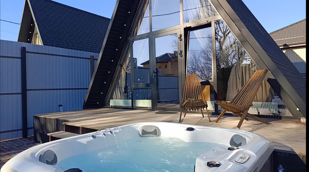 Коттедж Aframe kmv дом с тёплым джакузи — аренда посуточно в Пятигорск