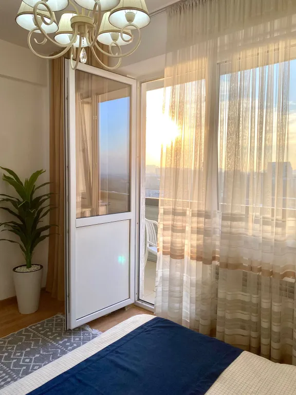 Уютная квартира с красивым видом на город