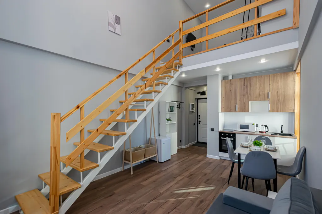 Квартира Уютная двухуровневая студия у цирка — аренда посуточно в Пермь