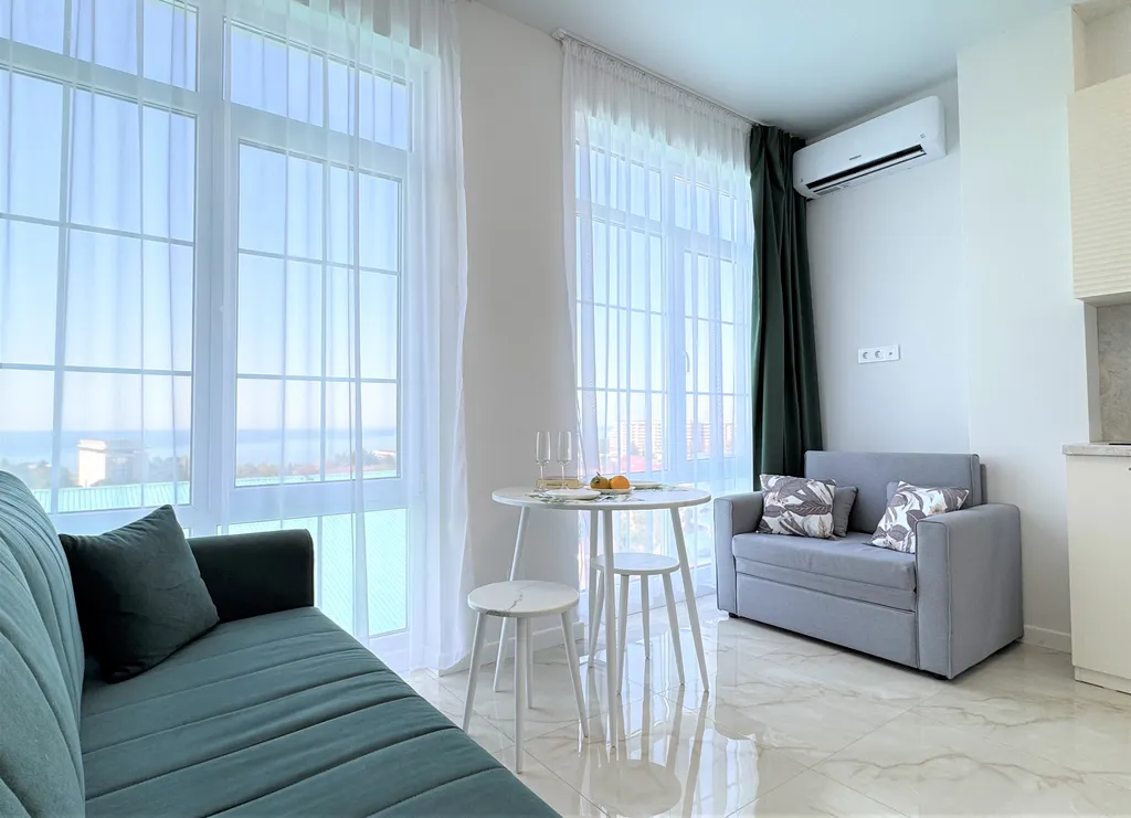 Квартира Квартира Новая студия с панорамным видом на море — Адлер