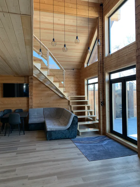 Дом из натурального евро дерева