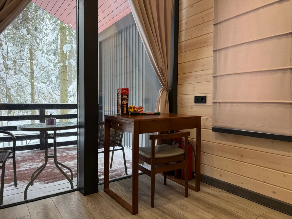 Тихий дом с камином и сауной