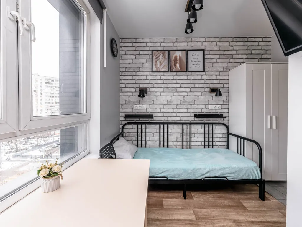 Квартира Квартира Уютная новая студия у метро — Москва