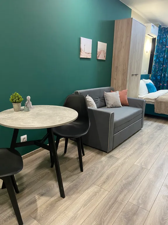 Стильная студия с спортзалом