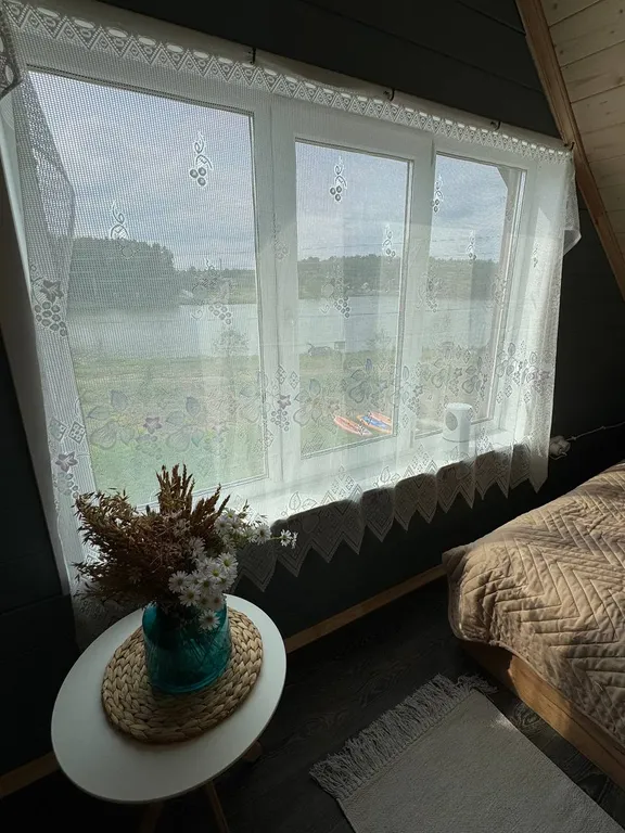 Коттедж Домик на берегу озера с чаном и рыбалкой — Голыгино