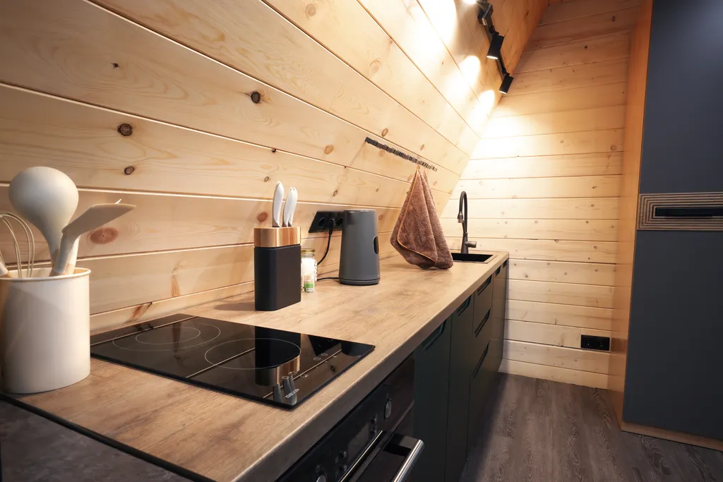 Дом в стиле A-frame с сауной