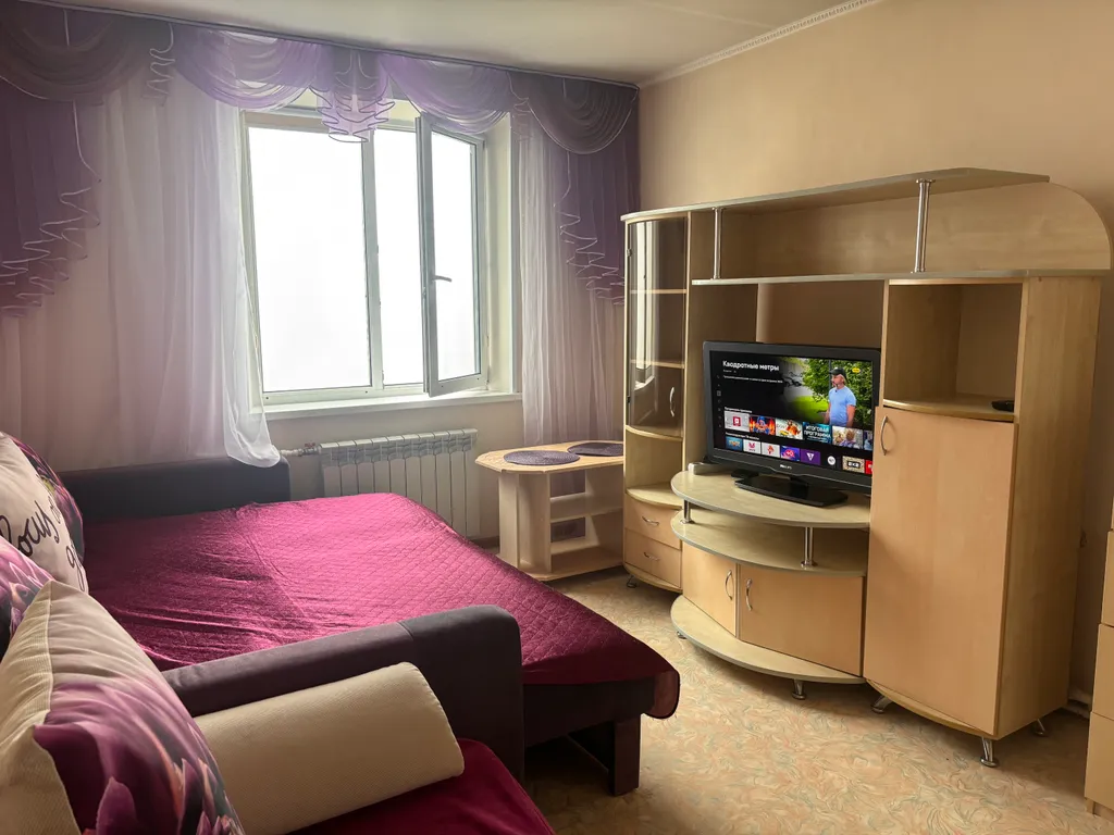 Однокомнатная квартира с видом на город