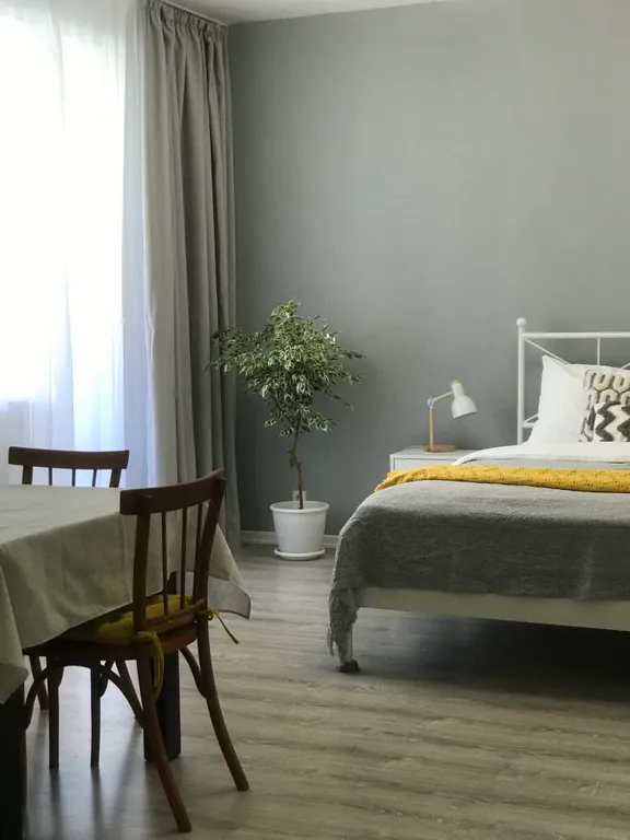 Большая светлая квартира-студия