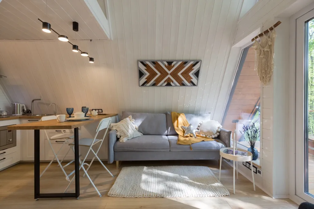 Глэмпинг Krona camp (Дома A-frame в лесу) 40 км от Уфы