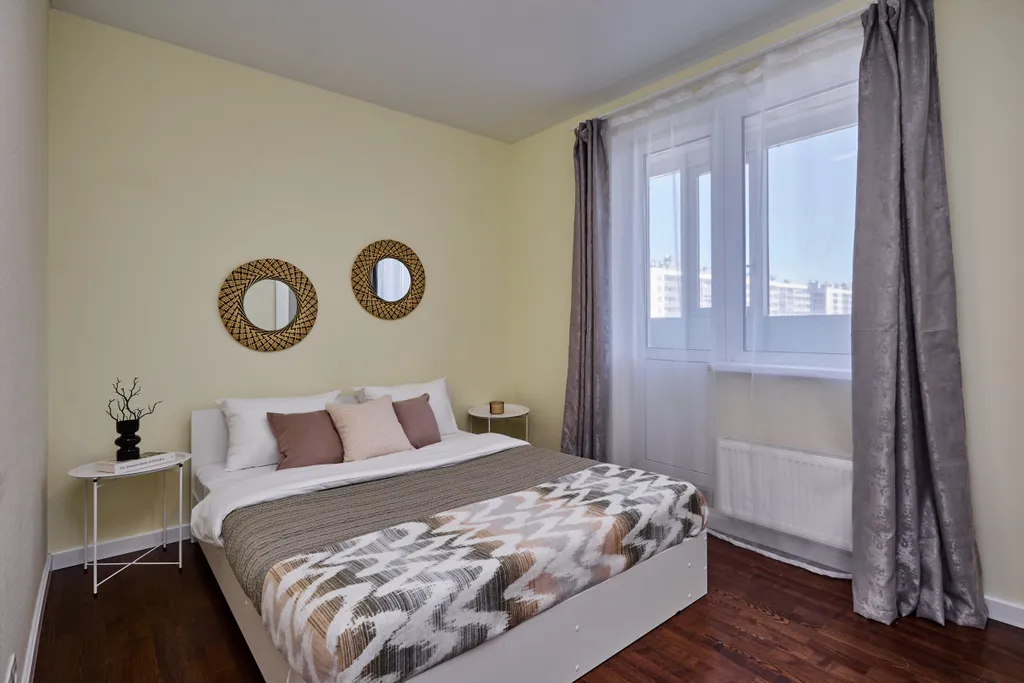 Квартира Трехкомнатная квартира Ривьера с видом на Гавань — Санкт-Петербург