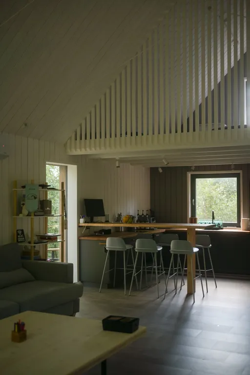 Барнхаус Макс Юбаба с большой террасой, высокими потолками