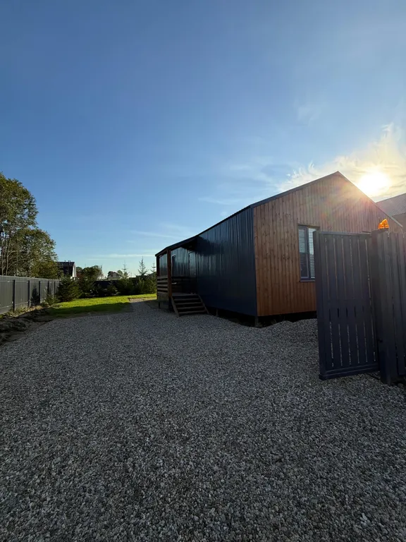 Уютный дом в стиле барнхаус с баней - купелью фурако