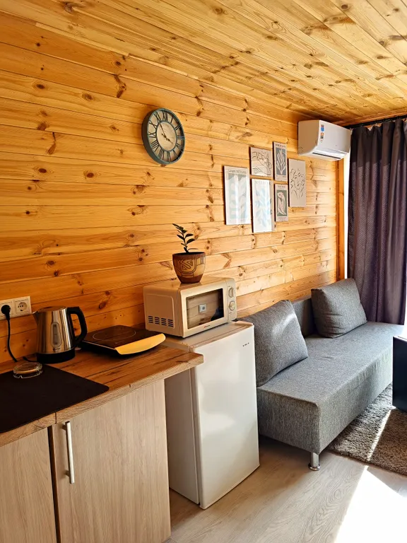 Коттедж Сканди-домик с панорамными окнами в горах у моря — Прасковеевка