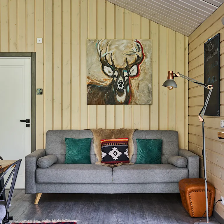 Домик в Соснах с сауной и банным чаном (Lato-80)