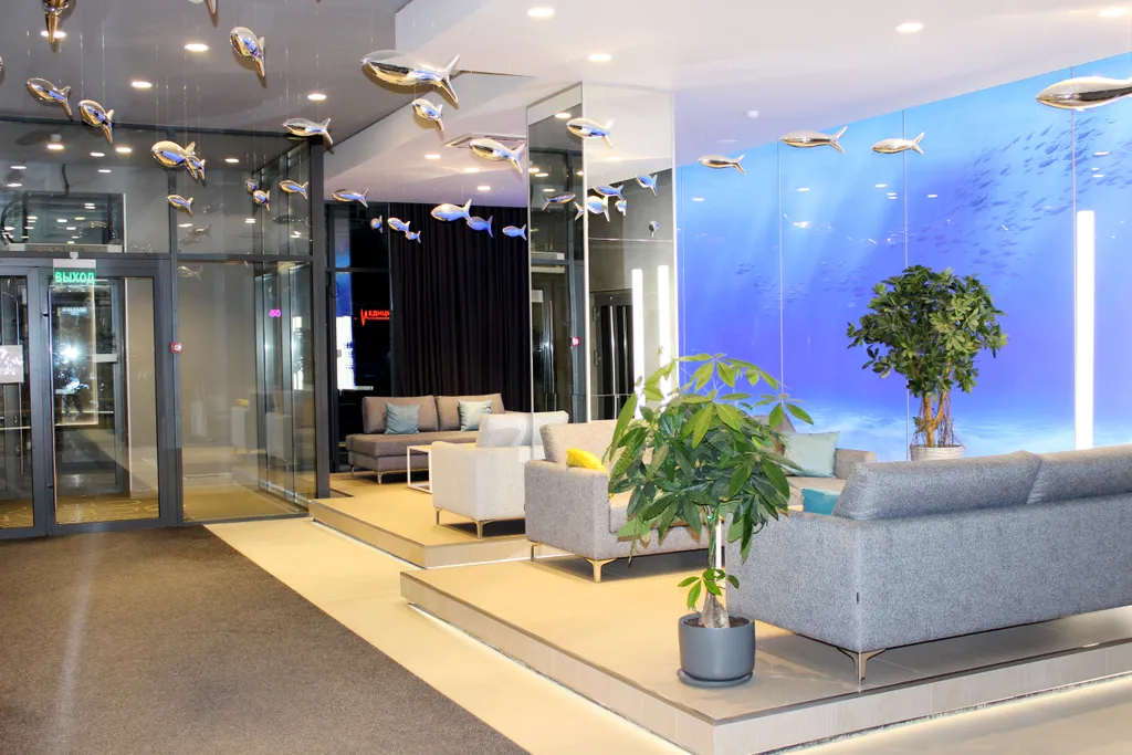 Апартамент с видом на город с высоты 24 этажа