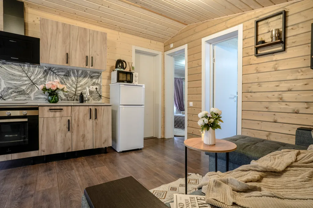 Уютный дом с чаном