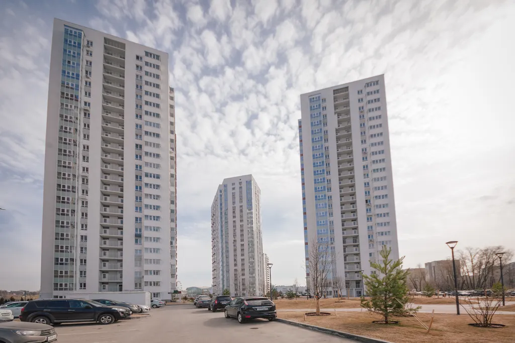 Студия Birds на 23 этаже с панорамным видом на реку