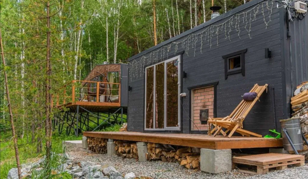 Видовой дом в лесу