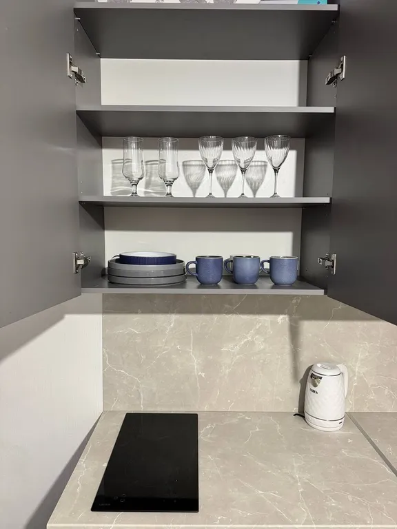 Уютная студия на высоком этаже