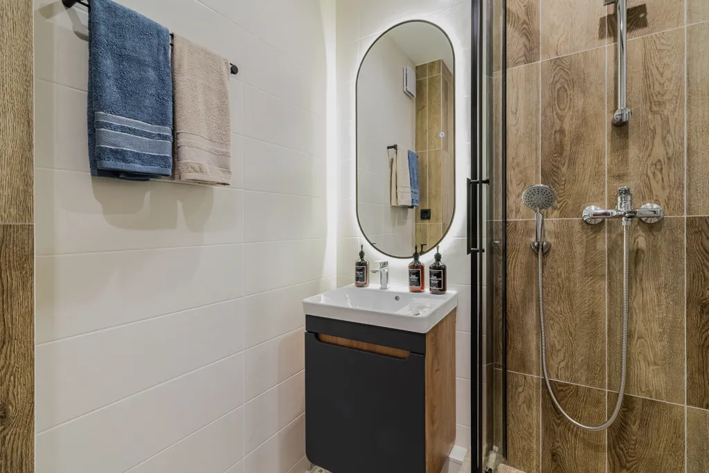 Студия с дизайнерским ремонтом и видом на город