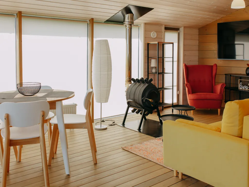 Барнхаус люкс с банным чаном.