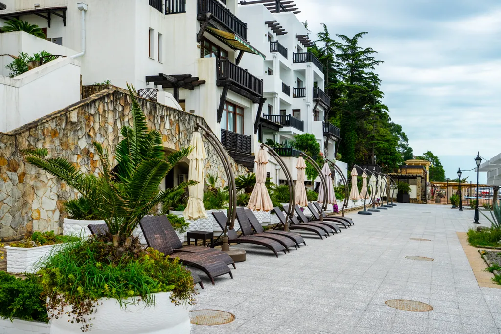 Апартаменты с собственным пляжем