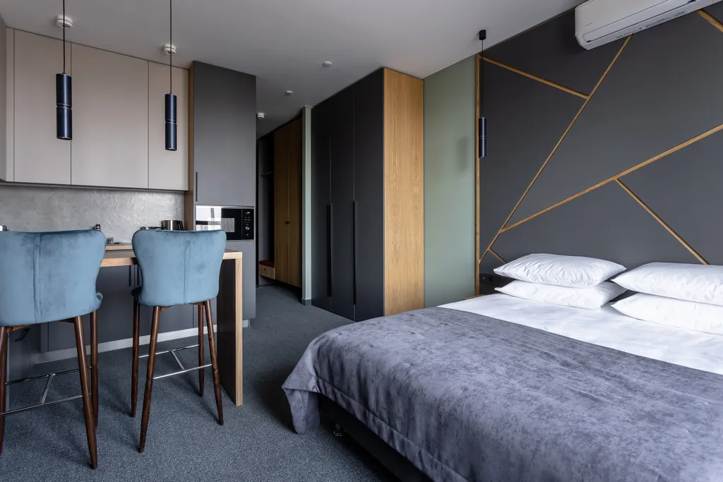 Квартира Квартира Апартамент Делюкс с панорамным видом на Поклонную гору с душем — Москва