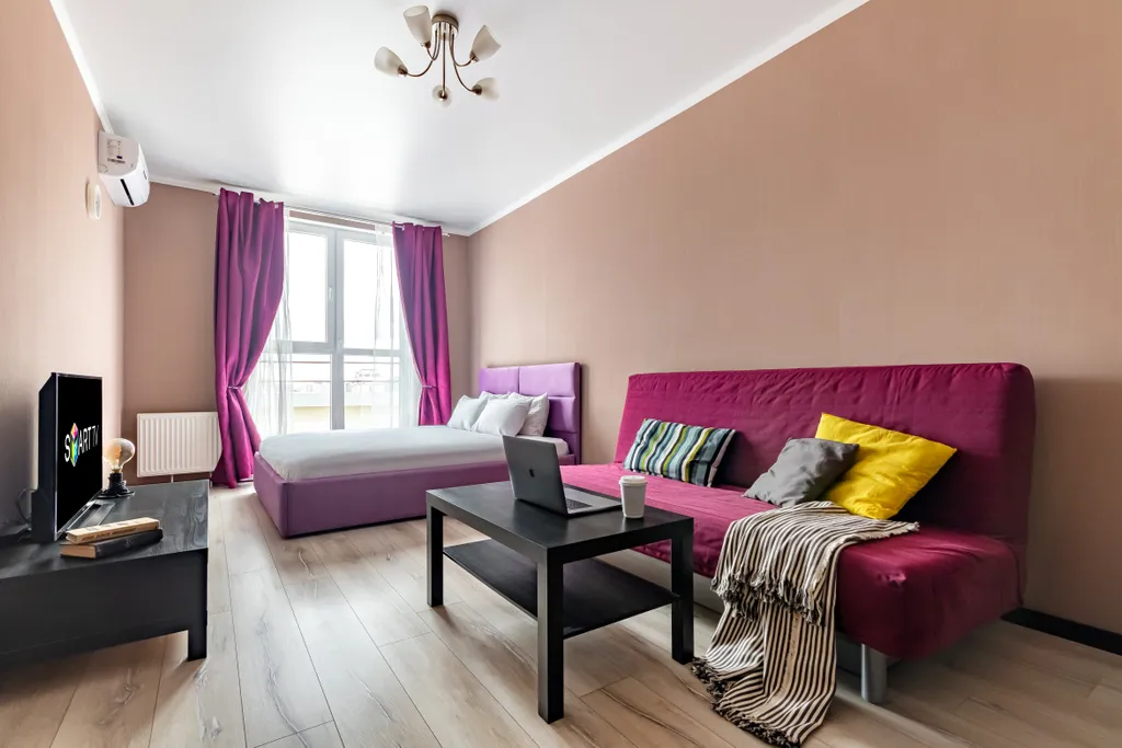 Квартира Стильная квартира для 6 гостей | жк «большой» | smart tv, балкон — Краснодар