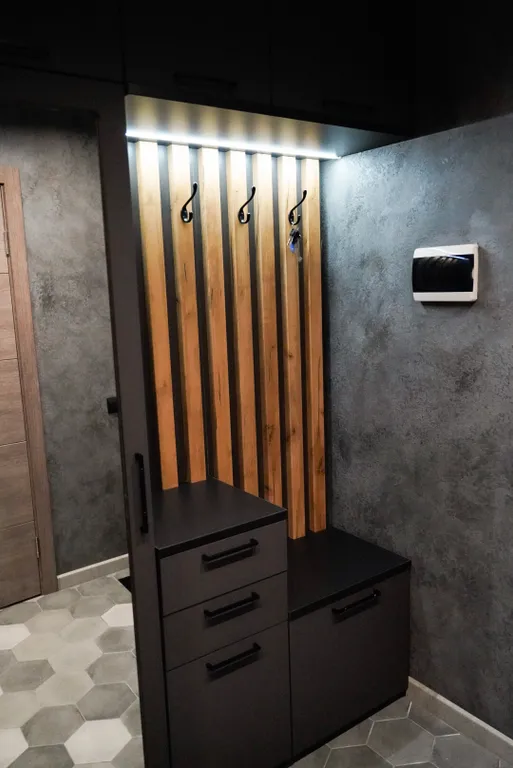 Квартира-студия loft-grey с кондиционером и парковкой