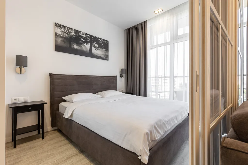 Апартаменты Барселона-Парк с видом на город с балконом