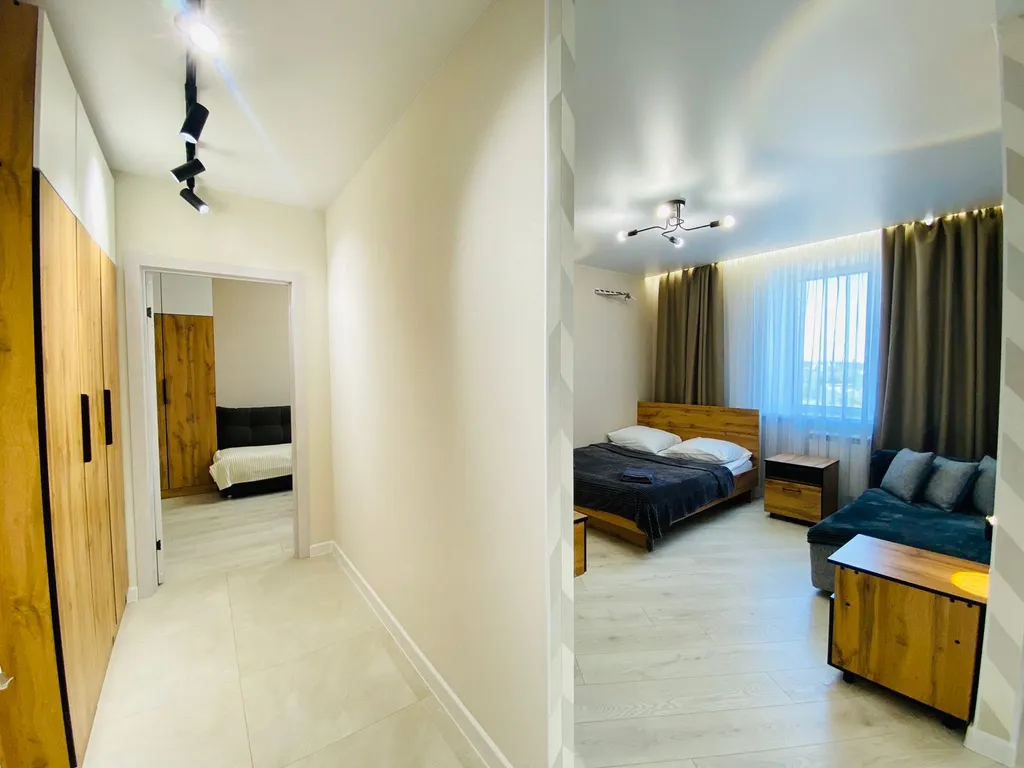 Двухкомнатный апартамент с красивым видом и евроремонтом