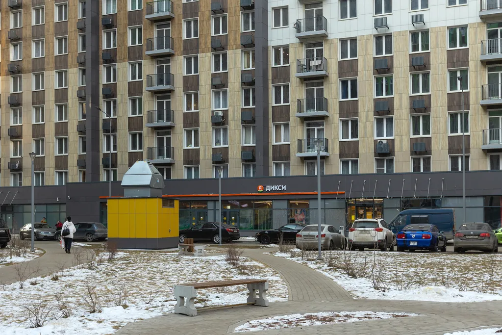 Квартира Квартира Стильная студия Light Вlue — Москва