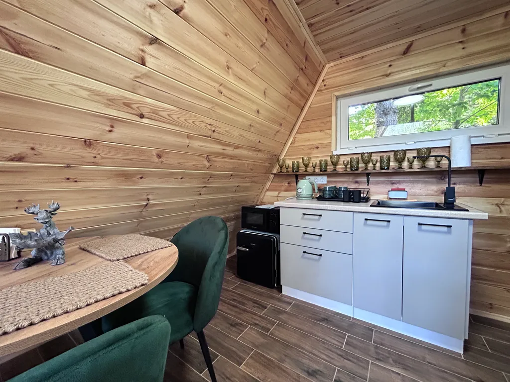 А-фрейм с видом на горы