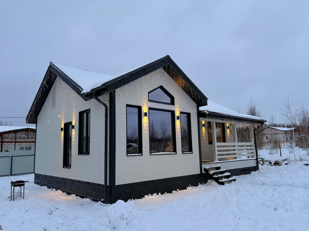 Загородный дом с видом на лес