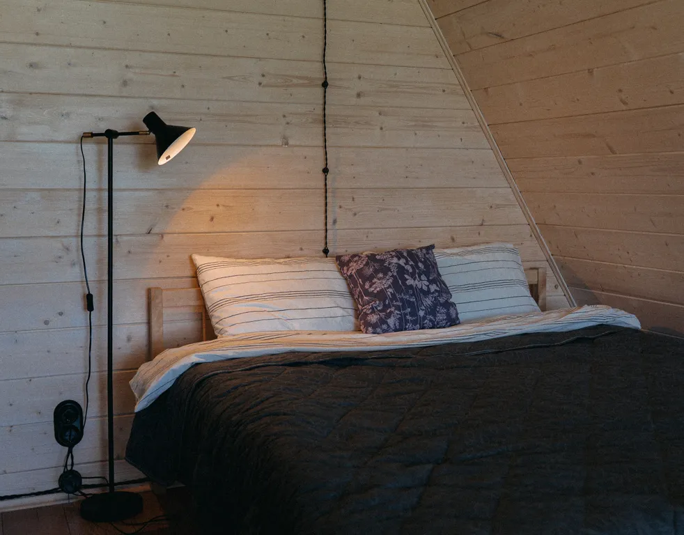 Видовой а-фрейм на берегу реки Нерль