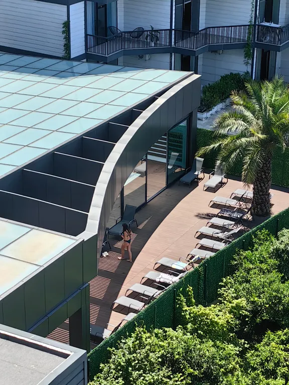 Boho apartment Tropical garden