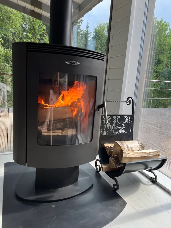 Видовой дом с джакузи и баней