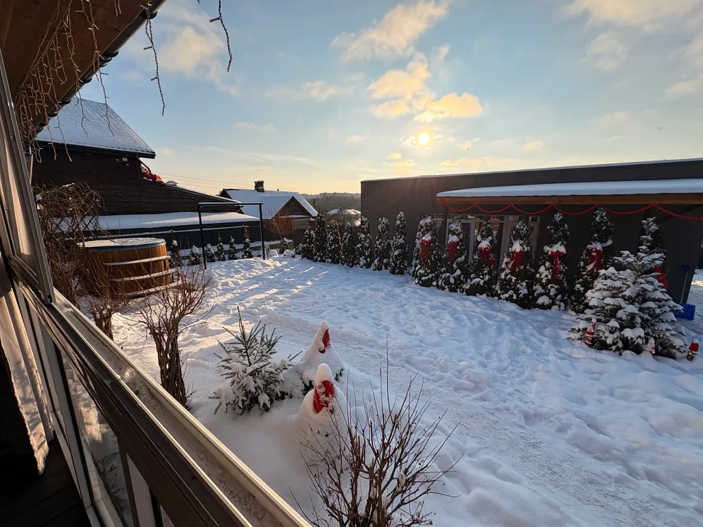 Дом с горячей купелью и баней в стиле Loft в центре Гродно