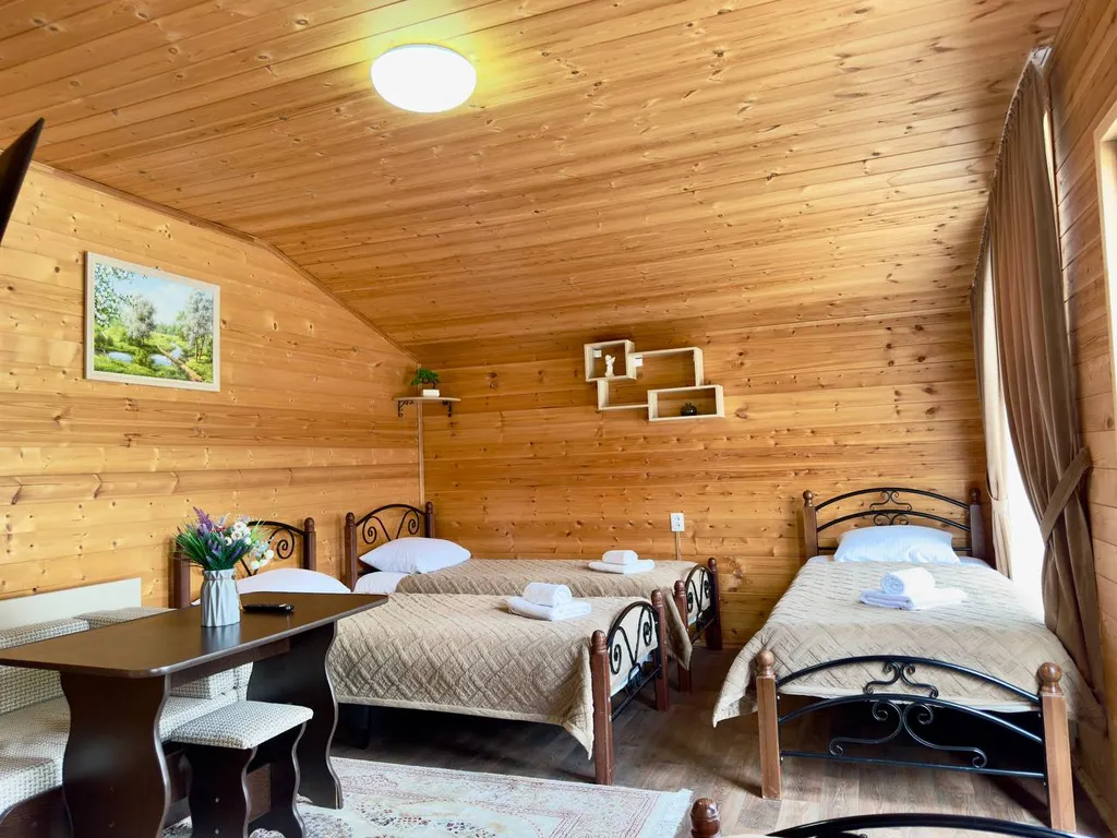 1-комнатный дом с односпальными кроватями