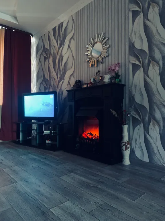 Квартира на горнолыжном курорте с видом на гору и камином