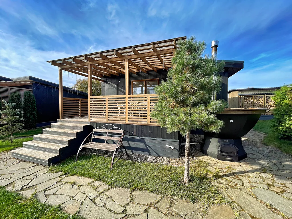 Дом с сауной и банным чаном рядом с озером Плещеево