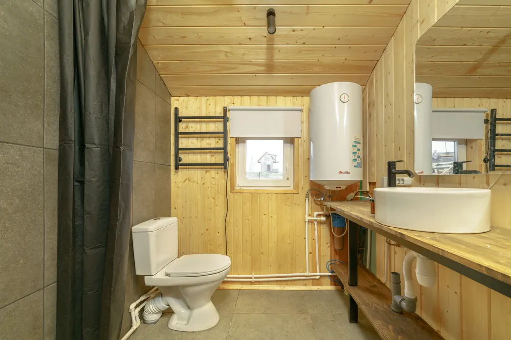 Новый гостевой дом на озере, Загорье дача