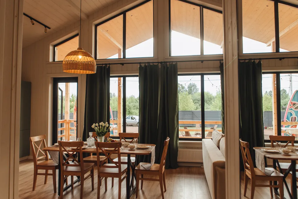 Коттедж Красивый дом с сауной, джакузи, сапбордами — Павловский Посад