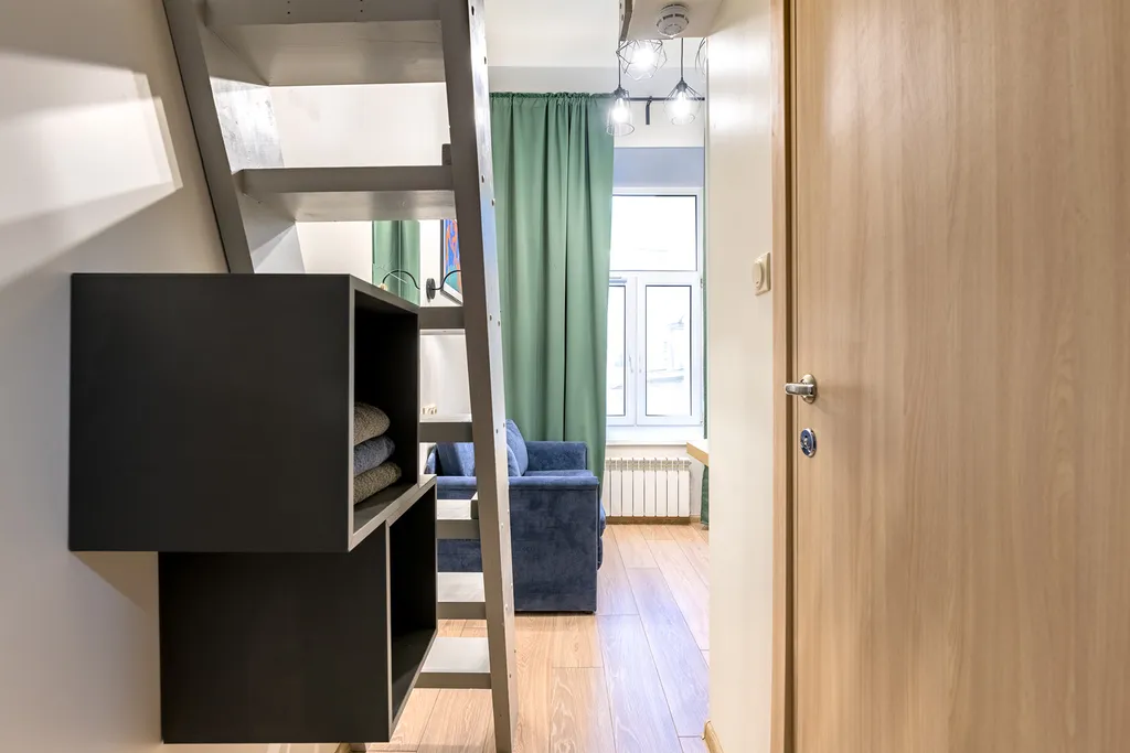 Квартира Квартира Уютная студия в центре города со вторым уровнем — Санкт-Петербург