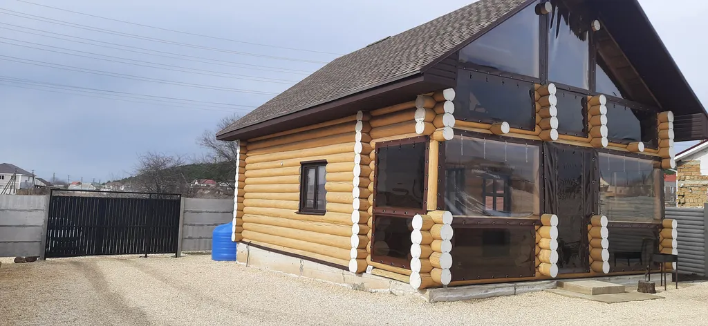 Коттедж Видовой дом из бруса с сауной — аренда посуточно в Симферополь