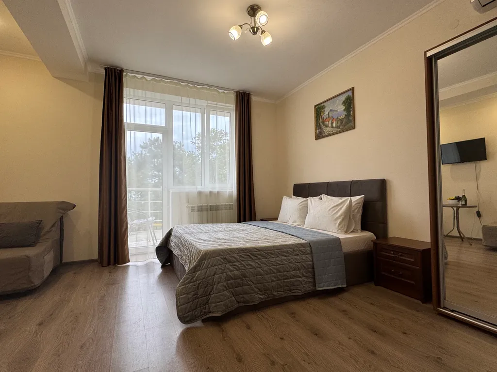 Четырёхместная с балконом комната - комфорт