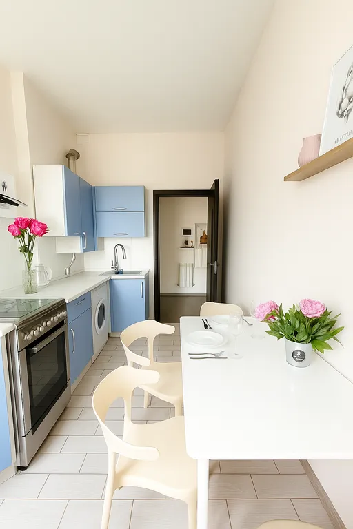 Видовая 1-комнатная квартира в центре рядом с каменным мостом