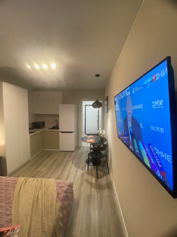 Уютная квартира студия для проведения романтического вечера