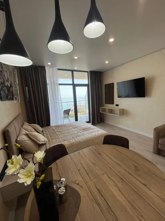 Дизайнерская студия Ls-sun rays с лучшим видом на море с 15 этажа